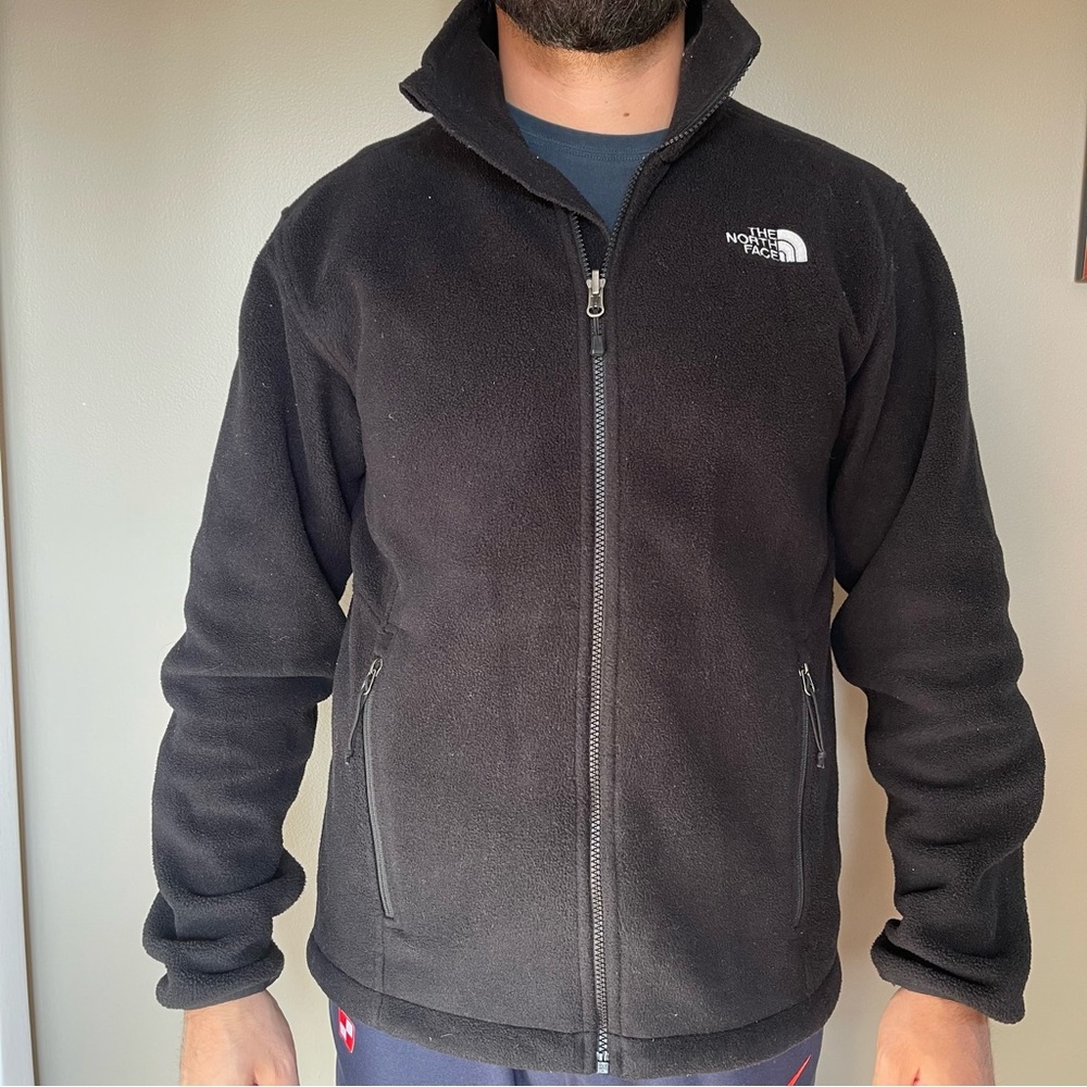 Men’s Black The Northface Full-Zip Fleece